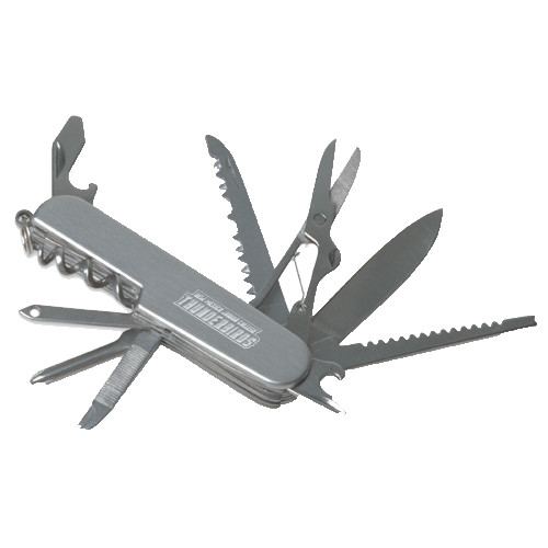  8 Function Pocket Knife - Thunderbirds Word Mark Engraved