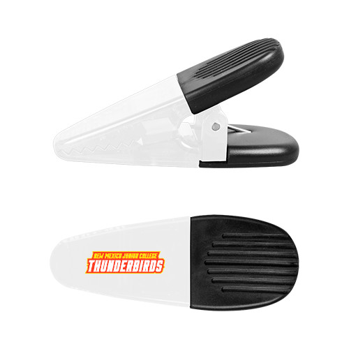  White Crocodile Clip/Magnet - Thunderbirds Word Mark