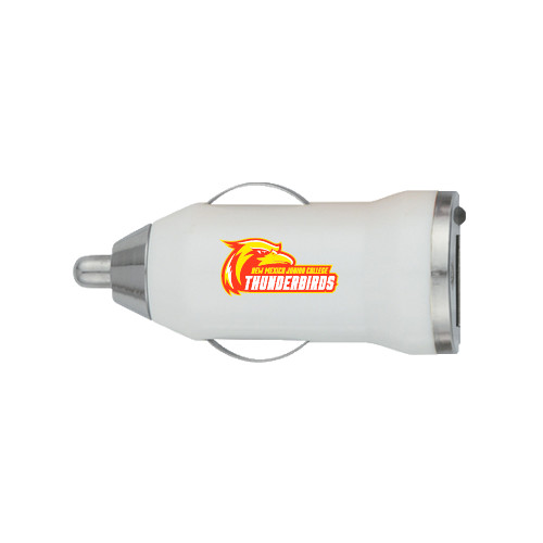  On the Go White Car Charger - Primary Logo