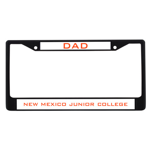  Dad Metal License Plate Frame in Black - Dad