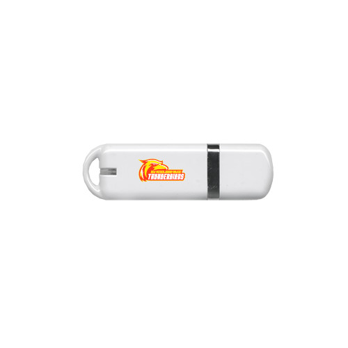  USB White Pen Drive 4G - Primary Logo