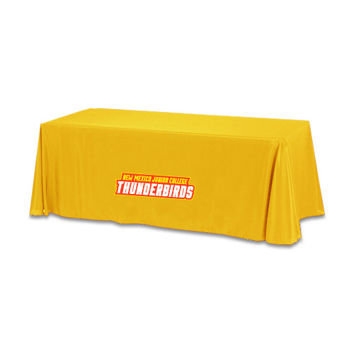  Gold 6 foot Table Throw - Thunderbirds Word Mark