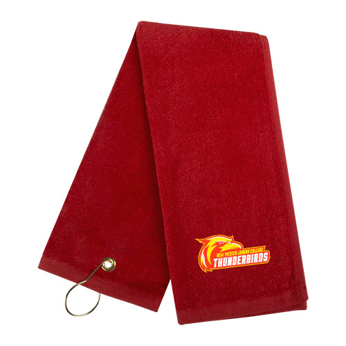  Red Golf Towel - Primary Logo