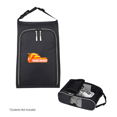  Crosstown Side Mesh Black Shoe Bag - Primary Logo
