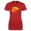 Thumbnail image for  Next Level Womens Red Boyfriend Tee