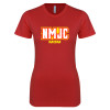 Thumbnail image for  Next Level Womens Red Boyfriend Tee