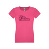 Thumbnail image for  Next Level Girls Fuchsia Fashion Fit T Shirt