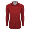 Thumbnail image for  Womens Red Twill Button Down Long Sleeve 