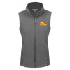 Thumbnail image for  Womens Charcoal Fleece Full Zip Vest