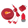 Thumbnail image for  3 in 1 Red Audio Travel Kit