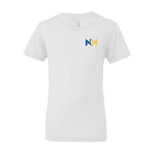  Bella + Canvas Youth White Jersey T Shirt - Near North Health Primary Mark