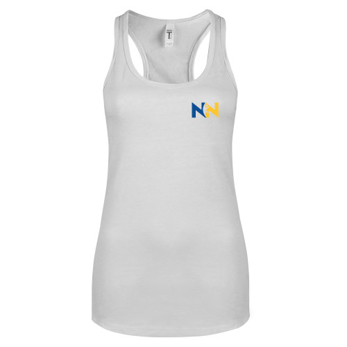  Next Level Racerback Tank White - Near North Health Primary Mark