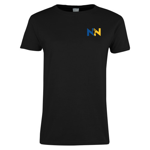  Womens Black Short Sleeve Tee - Near North Health Primary Mark
