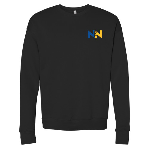  Bella + Canvas Black Fleece Crew - Near North Health Primary Mark