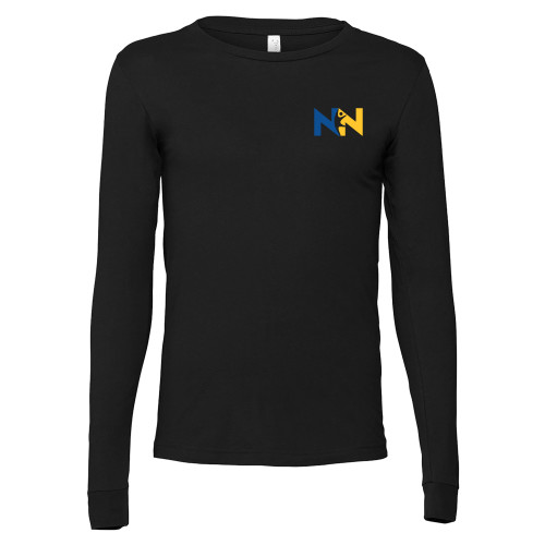  Bella + Canvas Black Jersey Cotton Long Sleeve T Shirt - Near North Health Primary Mark