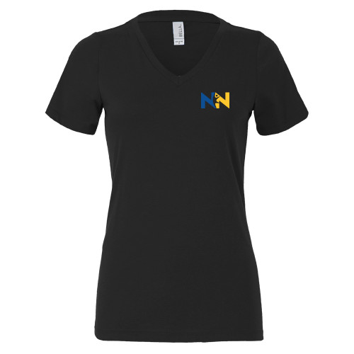 Main Image for  Bella + Canvas Womens Black V Neck Cotton T Shirt