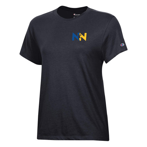  Champion Womens Black Core Short Sleeve Tee - Near North Health Primary Mark