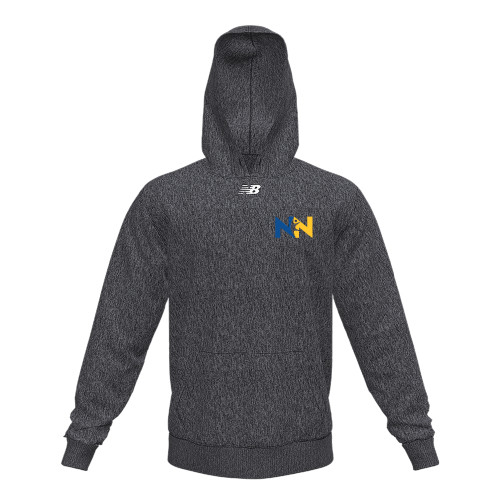  New Balance Black Heather Fleece Hood - Near North Health Primary Mark