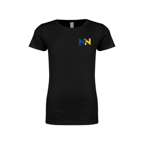  Next Level Girls Black Fashion Fit T Shirt - Near North Health Primary Mark