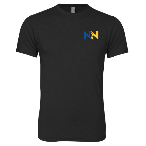  Next Level Black Triblend Tee - Near North Health Primary Mark