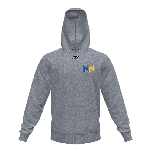  New Balance Grey Fleece Hood - Near North Health Primary Mark