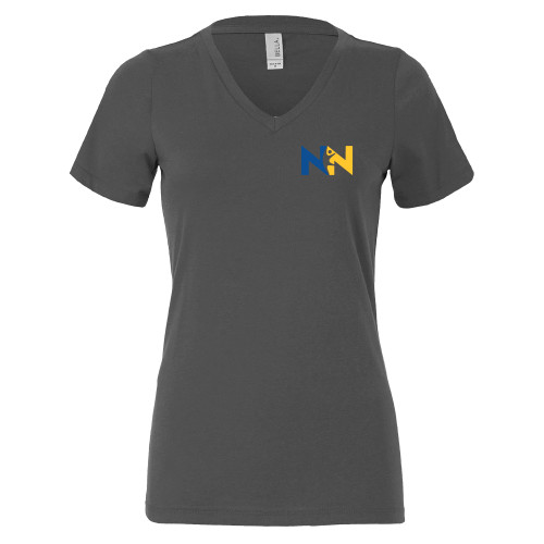 Main Image for  Bella + Canvas Womens Asphalt V Neck Cotton T Shirt