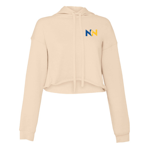  Bella + Canvas Womens Heather Dust Cropped Fleece Hood - Near North Health Primary Mark