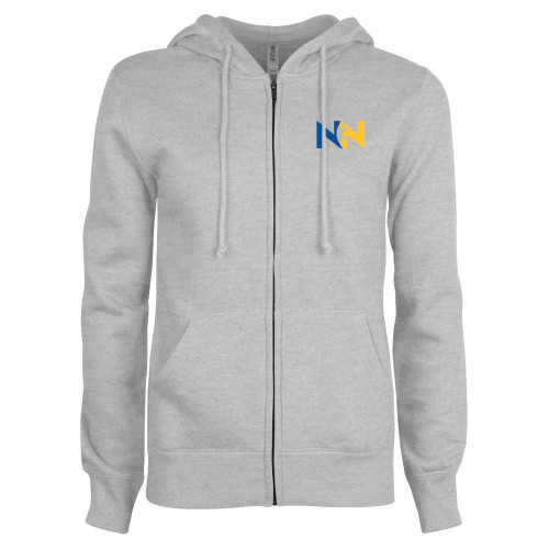 Main Image for  ENZA Womens Grey Fleece Full Zip Hoodie