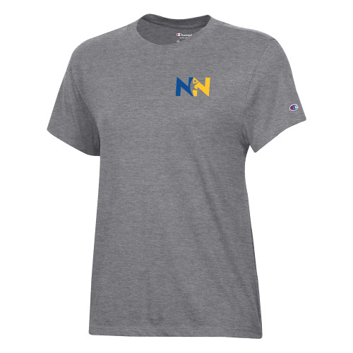  Champion Womens Granite Heather Core Short Sleeve Tee - Near North Health Primary Mark