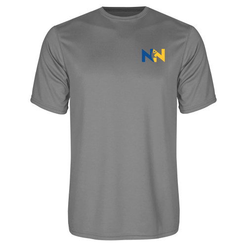  Grey Concrete Performance Tee - Near North Health Primary Mark