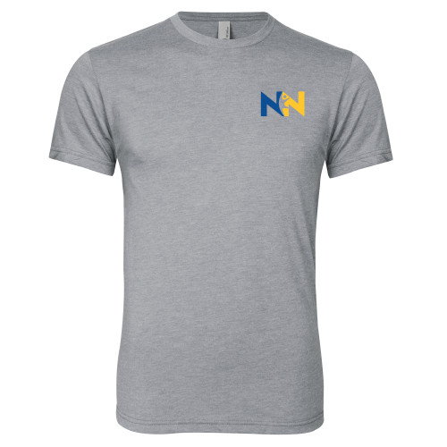  Next Level Heather Grey Triblend Tee - Near North Health Primary Mark