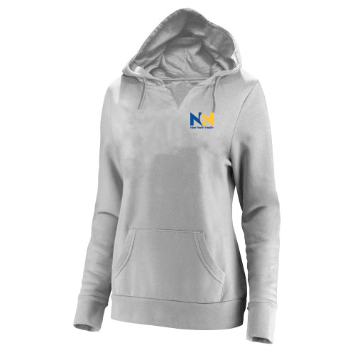  Womens Plus Heather Grey Hoodie - Near North Health Stacked
