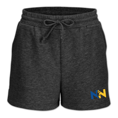  Boxercraft Womens Charcoal Heather Fleece Short - Near North Health Primary Mark