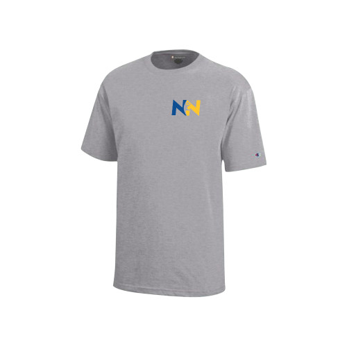  Champion Youth Grey Short Sleeve Tee - Near North Health Primary Mark