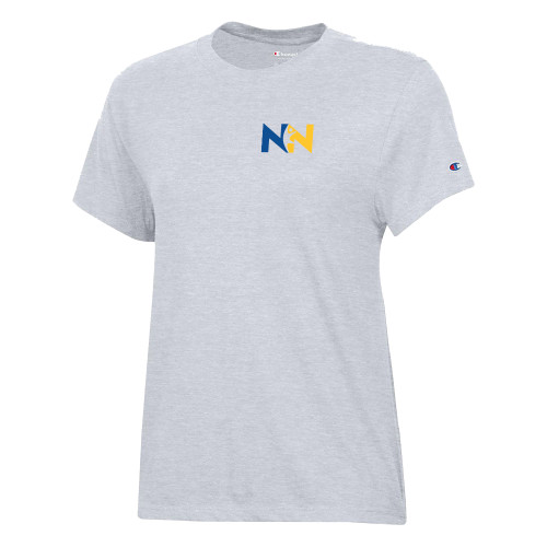  Champion Womens Oxford Grey Core Short Sleeve Tee - Near North Health Primary Mark