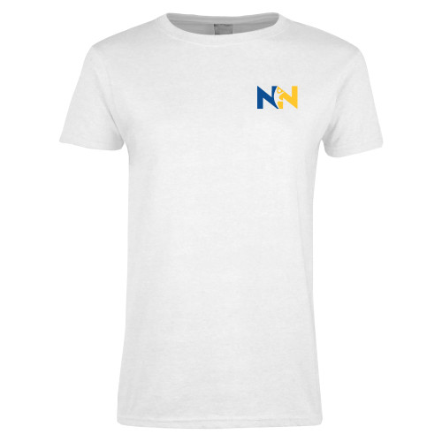  Womens White Short Sleeve Tee - Near North Health Primary Mark