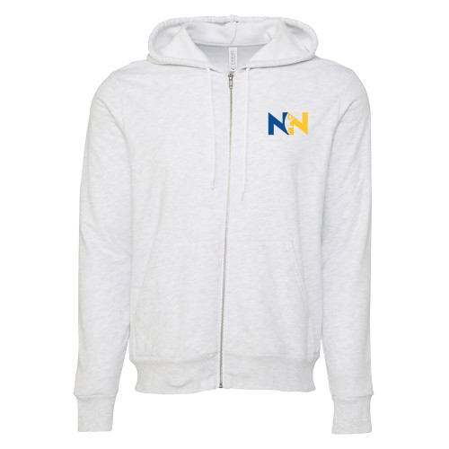  Bella + Canvas Ash Grey Full Zip Hood - Near North Health Primary Mark