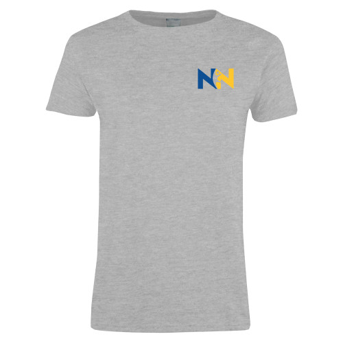  Womens Grey Short Sleeve Tee - Near North Health Primary Mark