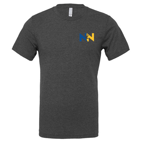  Bella + Canvas Dark Grey Heather CVC T Shirt - Near North Health Primary Mark