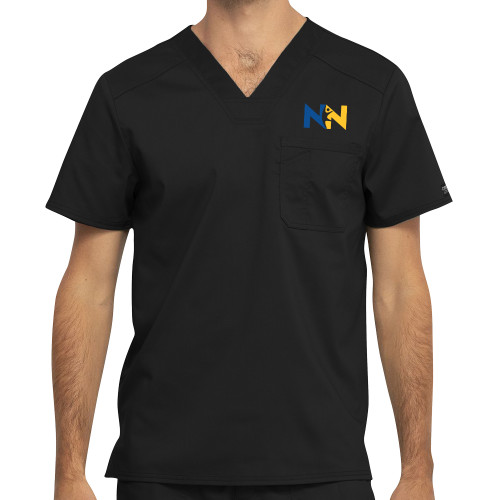 Mens Black Revolution Scrub Top - Near North Health Primary Mark