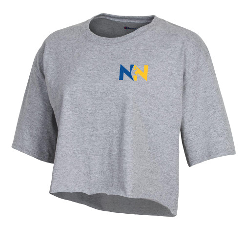  Champion Womens Oxford Crop Tee - Near North Health Primary Mark