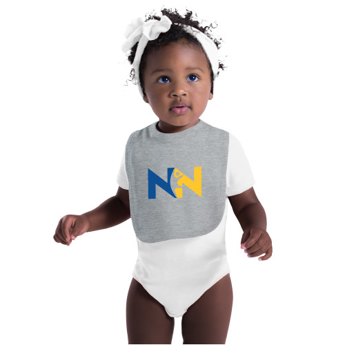  Grey Baby Bib - Near North Health Primary Mark