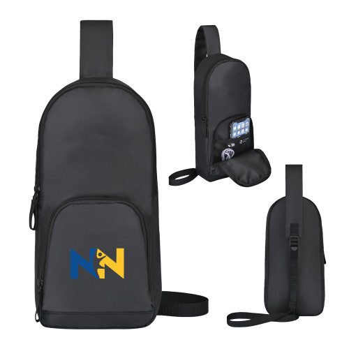  Repeat Lite Black Recycled Poly Sling - Near North Health Primary Mark