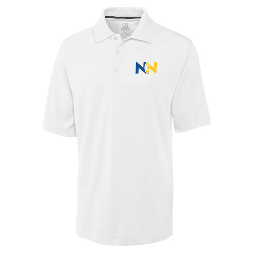  C&B White Advantage TriBlend Pique Polo - Near North Health Primary Mark