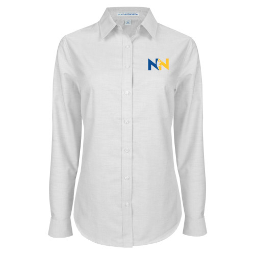  Womens White Oxford Shirt - Near North Health Primary Mark