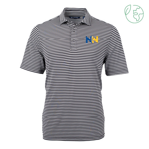  C&B Black Virtue Eco Pique Stripe Polo - Near North Health Primary Mark