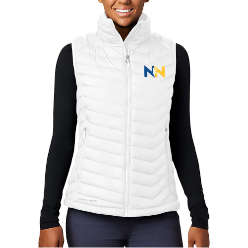  Columbia Womens White Powder Lite Vest - Near North Health Primary Mark