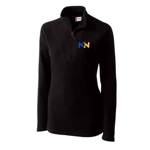 C&B Womens Black Clique Summit Performance Fleece Half Zip - Near North Health Primary Mark