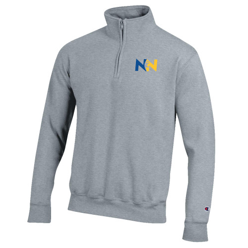  Champion Heather Grey Fleece 1/4 Zip - Near North Health Primary Mark