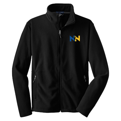  Youth Black Fleece Full Zip Jacket - Near North Health Primary Mark
